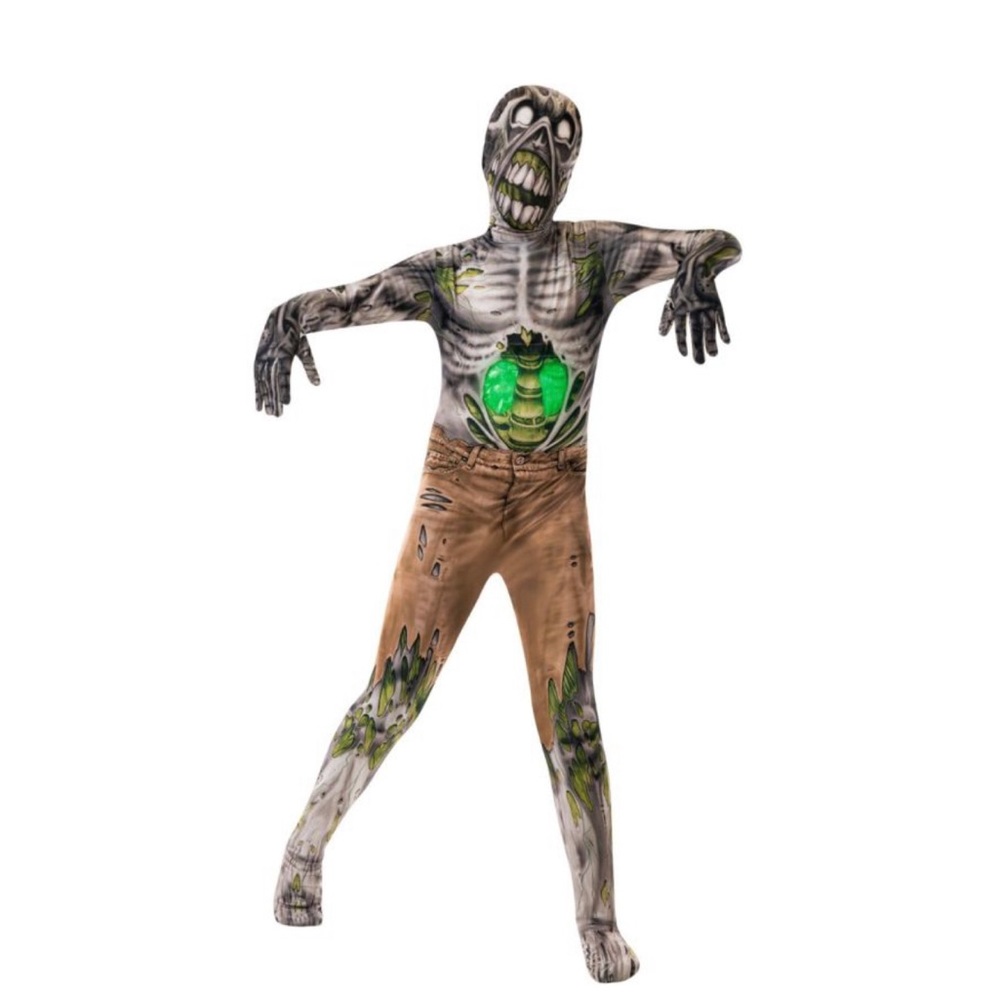KIDS SLIME ZOMBIE MORPHSUIT Costumes Boy’s Size M(8)